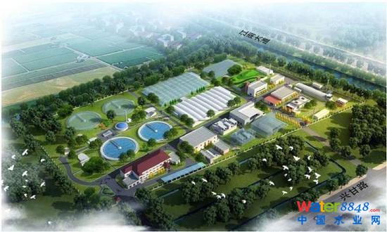 圖說:長興島污水處理廠一期提標(biāo)改造效果圖 隧道股份路橋集團供圖(下同)